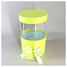 Ярусна коробка для пасхи 16*25 см - жовта, фото 2