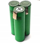 Акумуляторна збірка 18650 10.8V 2500 mAh Li-ion 20A з виводами