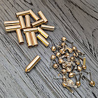 Наконечник для шнура №2 Золото