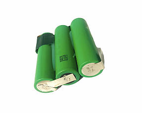 Акумуляторна збірка 18650 10.8V 2500 mAh Li-ion 20A з виводами, фото 5