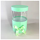 Ярусна коробка для пасхи 16*25 см - салатна, фото 2