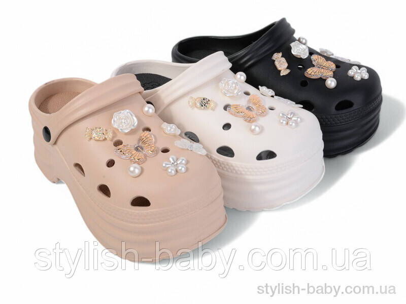 Літнє взуття гуртом. Підліткові та Жіночі крокси 2025 бренда Lion-Lu (рр. с 36 по 41)