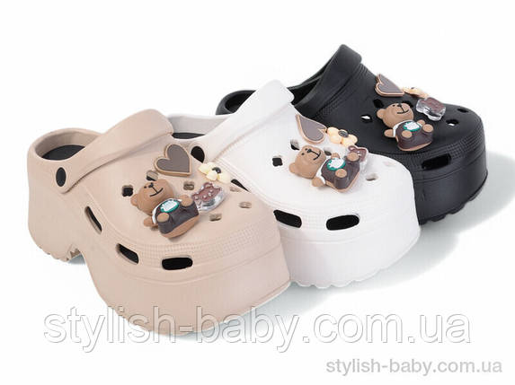 Літнє взуття гуртом. Підліткові та Жіночі крокси 2025 бренда Lion-Lu (рр. с 36 по 41), фото 1