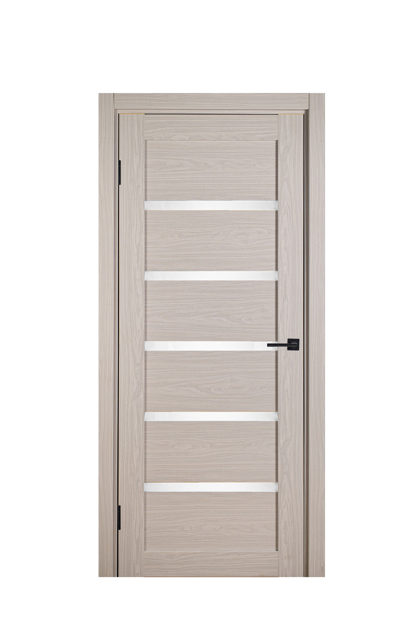 Двері Sun Doors Ліннея New Дуб димчастий + Скло сатин 80*200 см Модні міжкімнатні двері