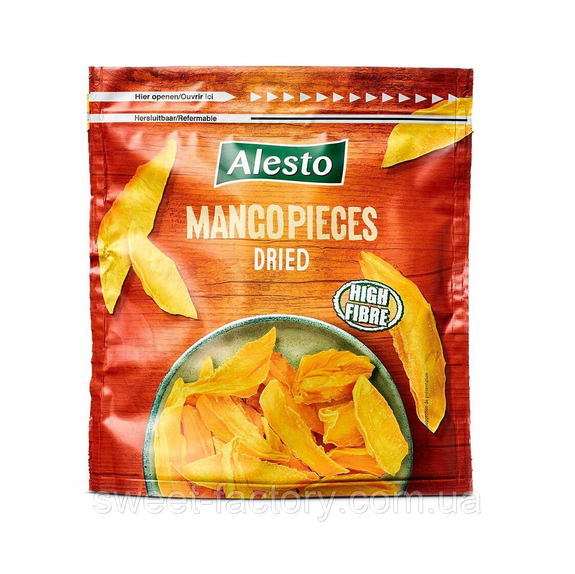 Манго сушений Alesto Mango Pieces Dried 125g, фото 1