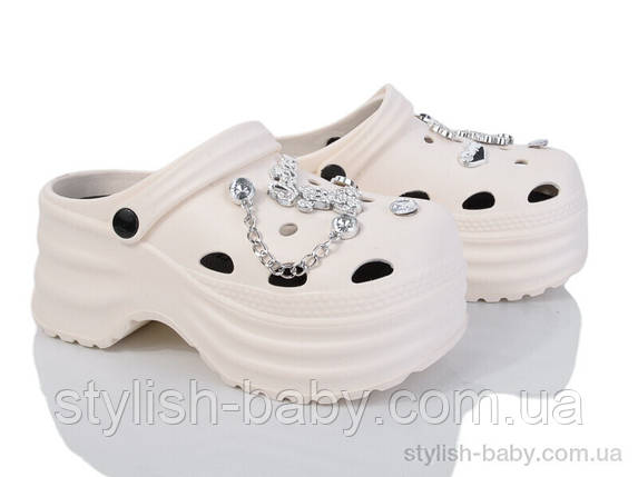 Літнє взуття гуртом. Підліткові та Жіночі крокси 2025 бренда Lion-Lu (рр. с 36 по 41), фото 1