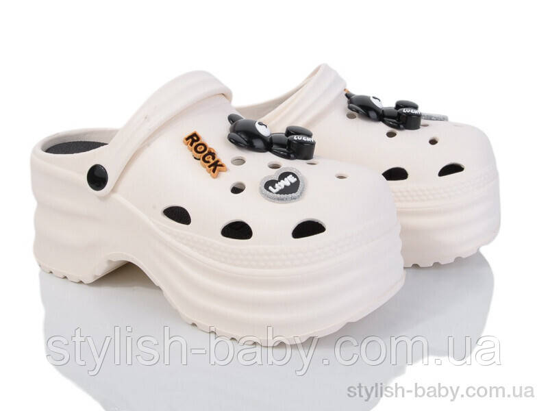 Літнє взуття гуртом. Підліткові та Жіночі крокси 2025 бренда Lion-Lu (рр. с 36 по 41)