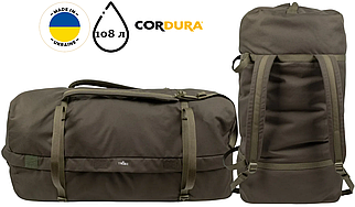 Баул Tribe Transporter T-IE-0007 Olive, 108 л | Велика сумка-рюкзак для транспортування речей та спорядження