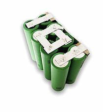 Акумуляторна збірка 18650 14.4V 5000 mAh Li-ion 40A 4S2P з виводами, фото 3
