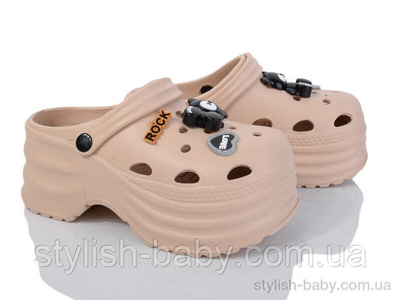 Літнє взуття гуртом. Підліткові та Жіночі крокси 2025 бренда Lion-Lu (рр. с 36 по 41), фото 1