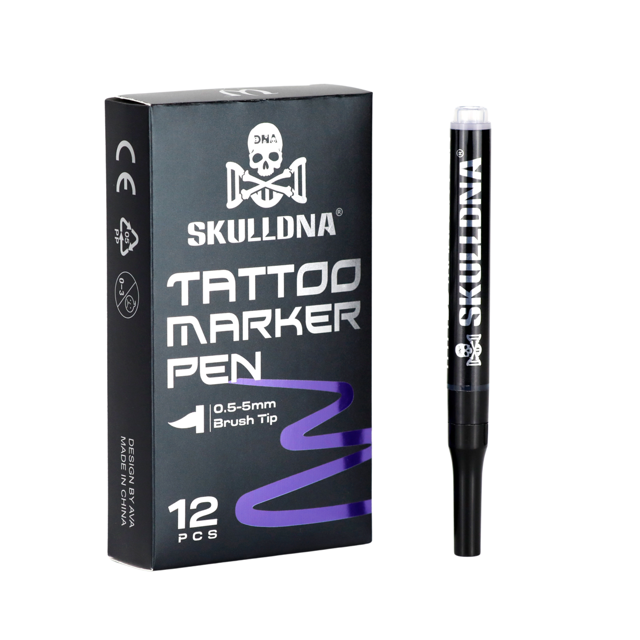 Трансферний маркер Skulldna для тату \ фріхенду, фото 1