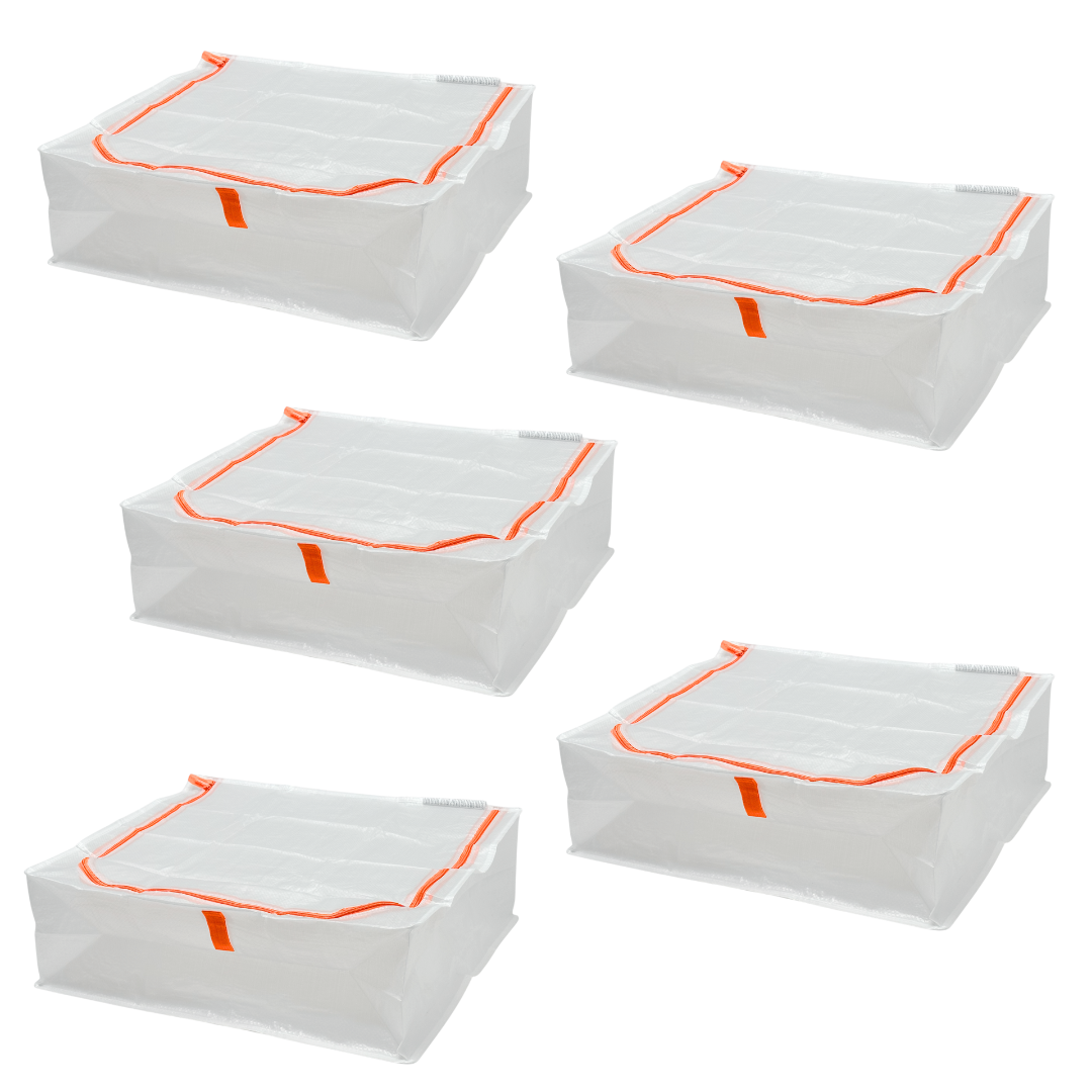 Набір сумок для зберігання IKEA PARKLA 5 предметів 55x49x19 см 503.953.82, фото 1