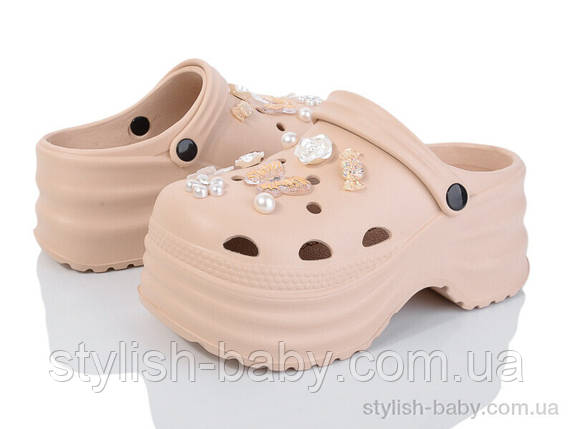 Літнє взуття гуртом. Підліткові та Жіночі крокси 2025 бренда Lion-Lu (рр. с 36 по 41), фото 1