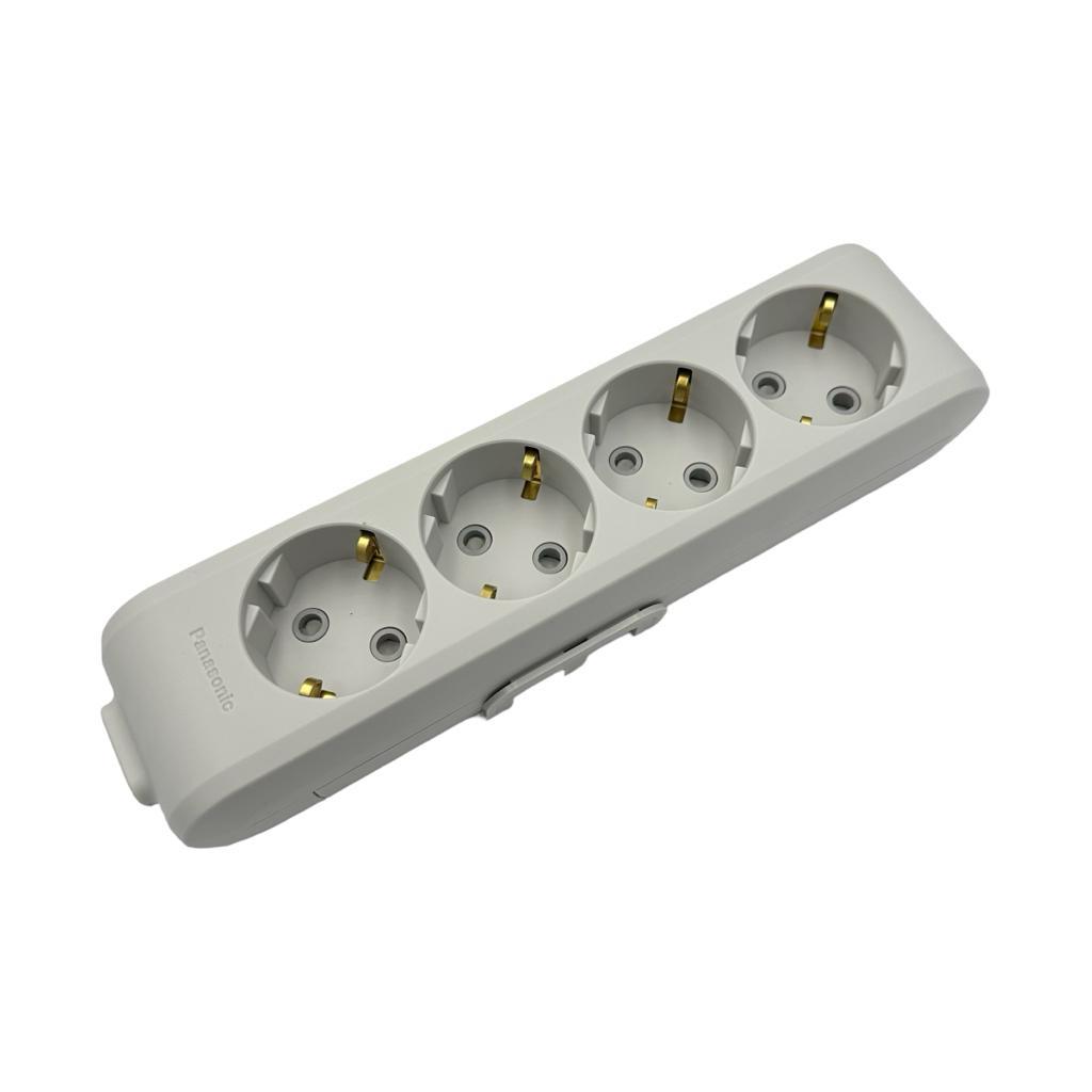 Електрична колодка Panasonic X-tendia 4 гнізда із заземленням, фото 1