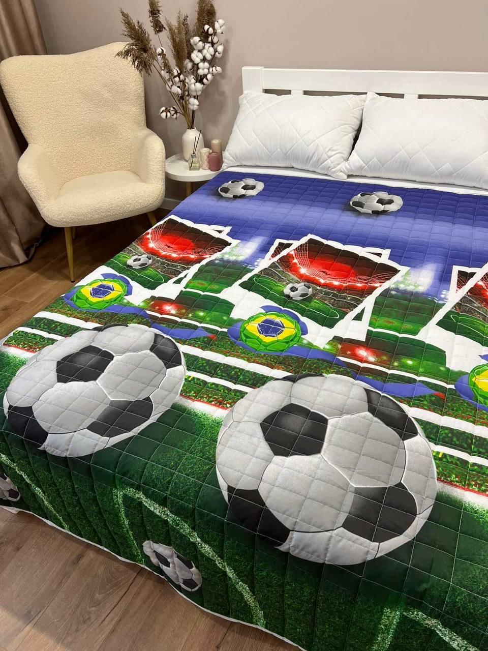 Покривало стьобане бавовняне на дитяче ліжко ЛОЛ 150*210см, фото 1