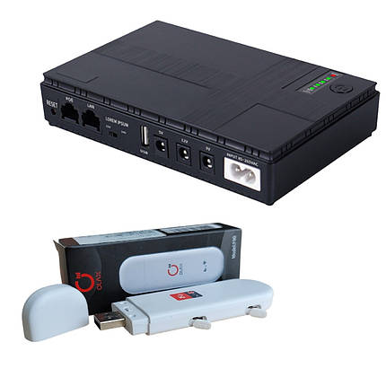 Комплект 4G LTE Wi-Fi роутер Olax F90 + ДБЖ VIA Energy Mini UPS, фото 1