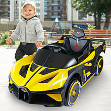 Дитячий електричний акумуляторний іграшковий електромобіль для катання AM-337 Жовтий (360T)