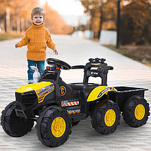 Дитячий електричний акумуляторний іграшковий електромобіль для катання AM-325 Жовтий (360T)