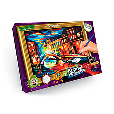 Картина 32х23 см за номерами + рамка Danko Toys Венеція (IGR24), фото 5