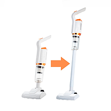 Пилосос вертикальний бездротовий Yangzi 2 в 1 Wireless vacuum cleaner, 3 насадки, Білий, фото 4