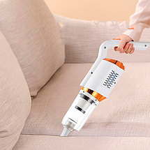 Пилосос вертикальний бездротовий Yangzi 2 в 1 Wireless vacuum cleaner, 3 насадки, Білий, фото 5