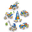 Захоплюючий дитячий конструктор Машинки транспорт 209 деталей Іграшка для юного інженера Збери мопед і авто, фото 5