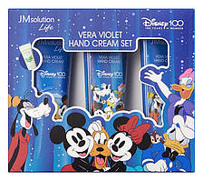 Креми для рук з алое вера Jm Solution Vera Violet Hand Cream Коробка 3х50 мл