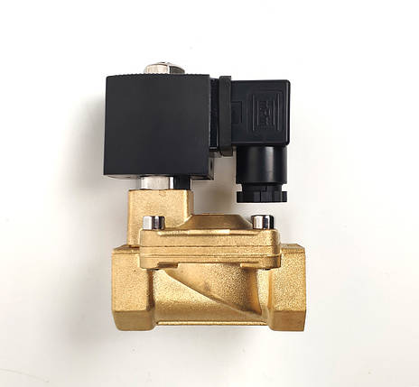 3/4 дюйми нормально відкритий 24V соленоїдний електромагнітний клапан пілотного типу для води газу масла, фото 1