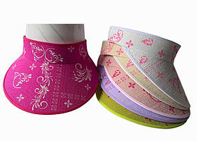 Оптом Жіночі капелюхи козирок у квіточку