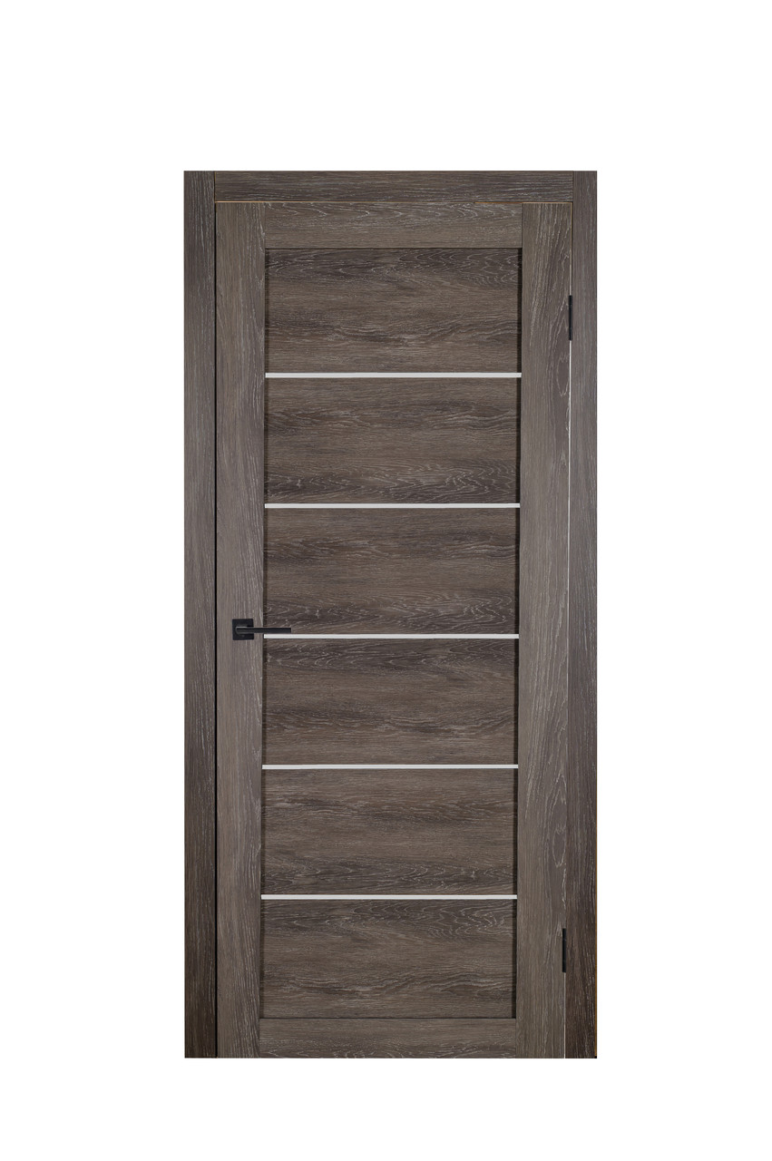Двері Sun Doors Міра New Grey New + Скло сатин 80*200 см Міжкімнатні двері з МДФ