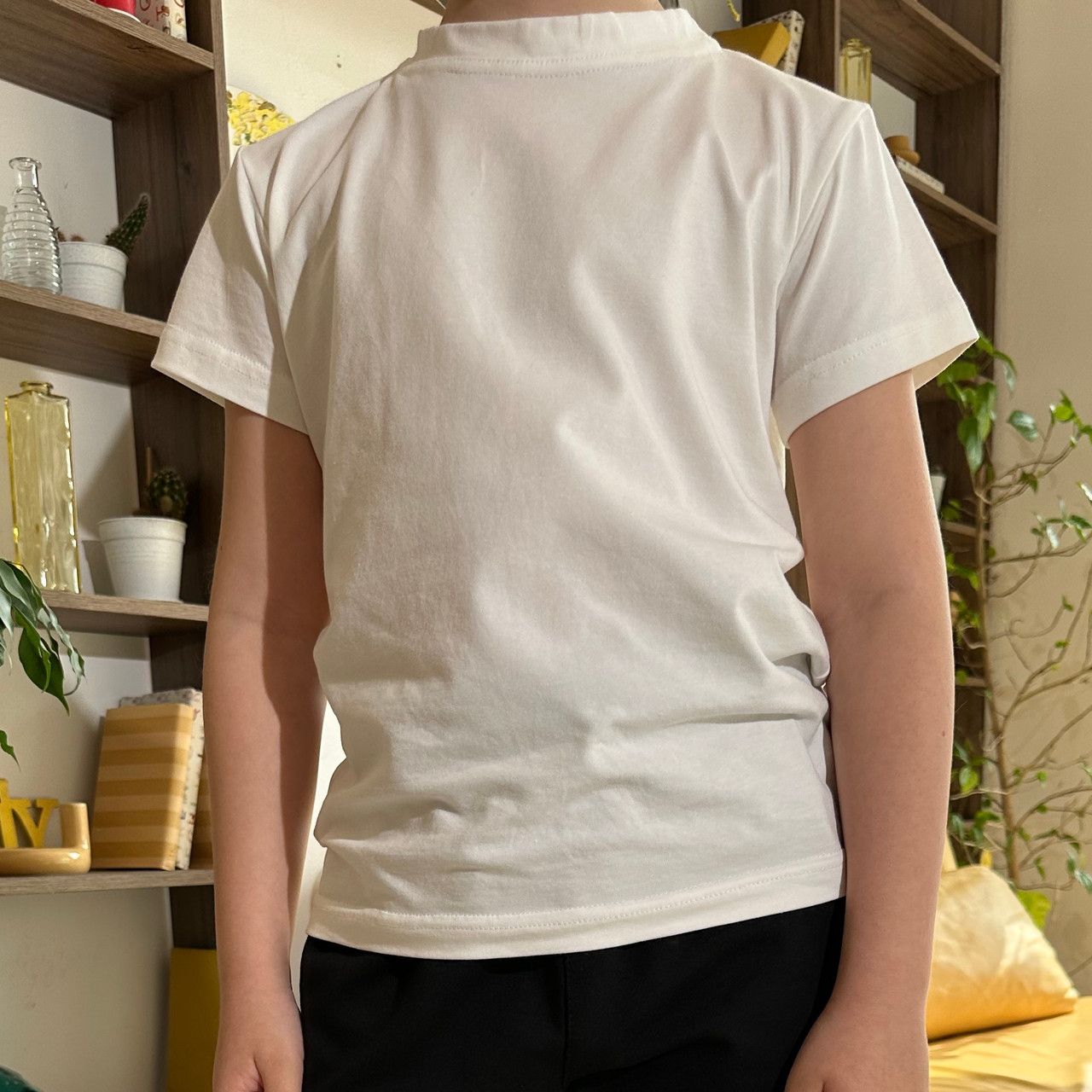 Футболка на хлопчика 134-146 см 003560 Молочна