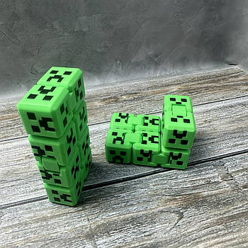Нескінченний куб Антистрес Infinity Cube в стилі майнкрафт Minecraft