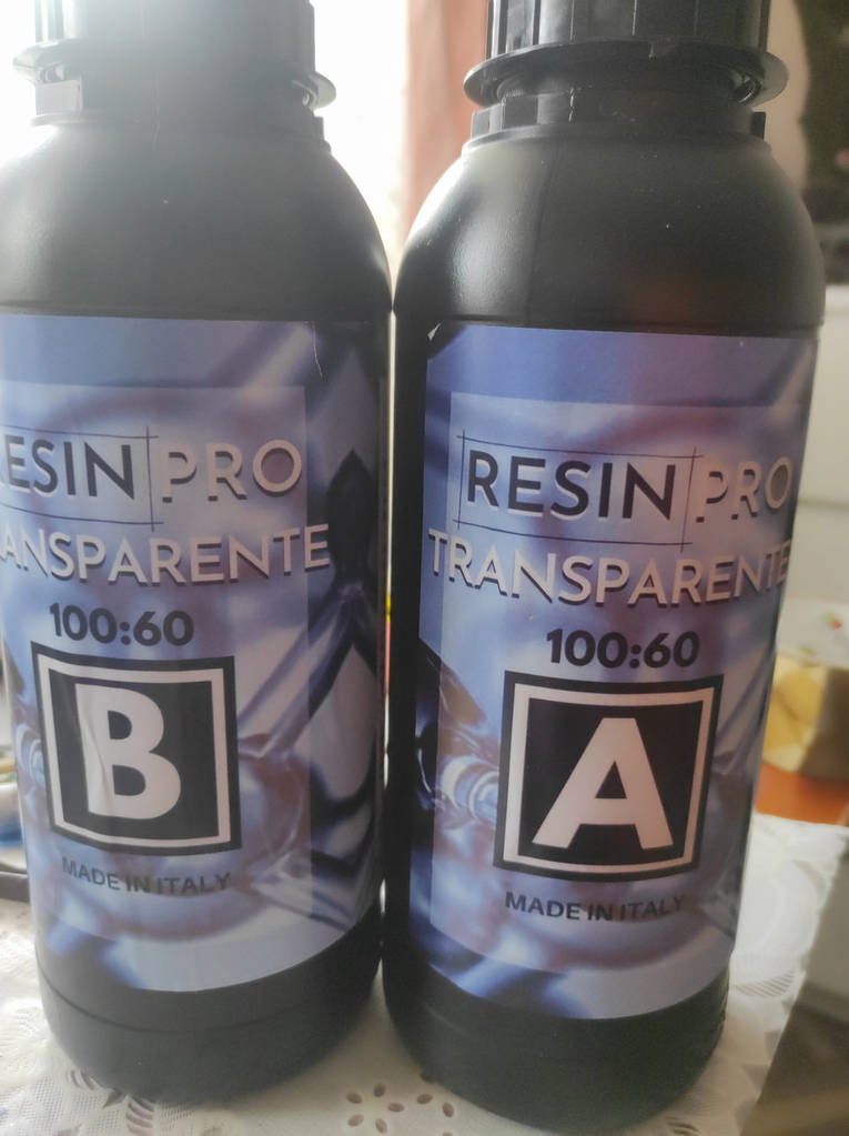 Ювелірна епоксидна смола Transparente (Італія). Уп. (0.4-1,6 кг). Високопрозора, рідка. Resin Pro. 0.4 кг - фото покупців 1