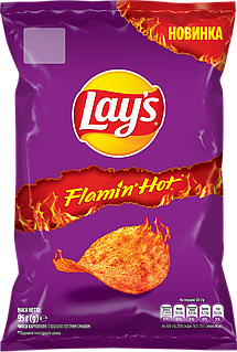 Чіпси Lay's шалено гострий смак 95 г