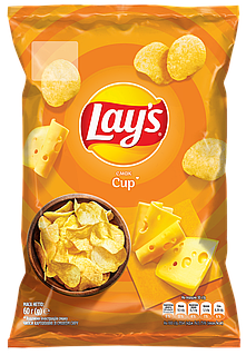 Чіпси Lay's зі смаком сиру 60г