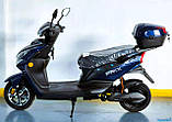 Електричний мопед Corso Prix RX-478224 (1) + 1 ЯЩИК АКУМ двигун 1500W, акумулятор 72V/23Ah, в коробці, фото 9