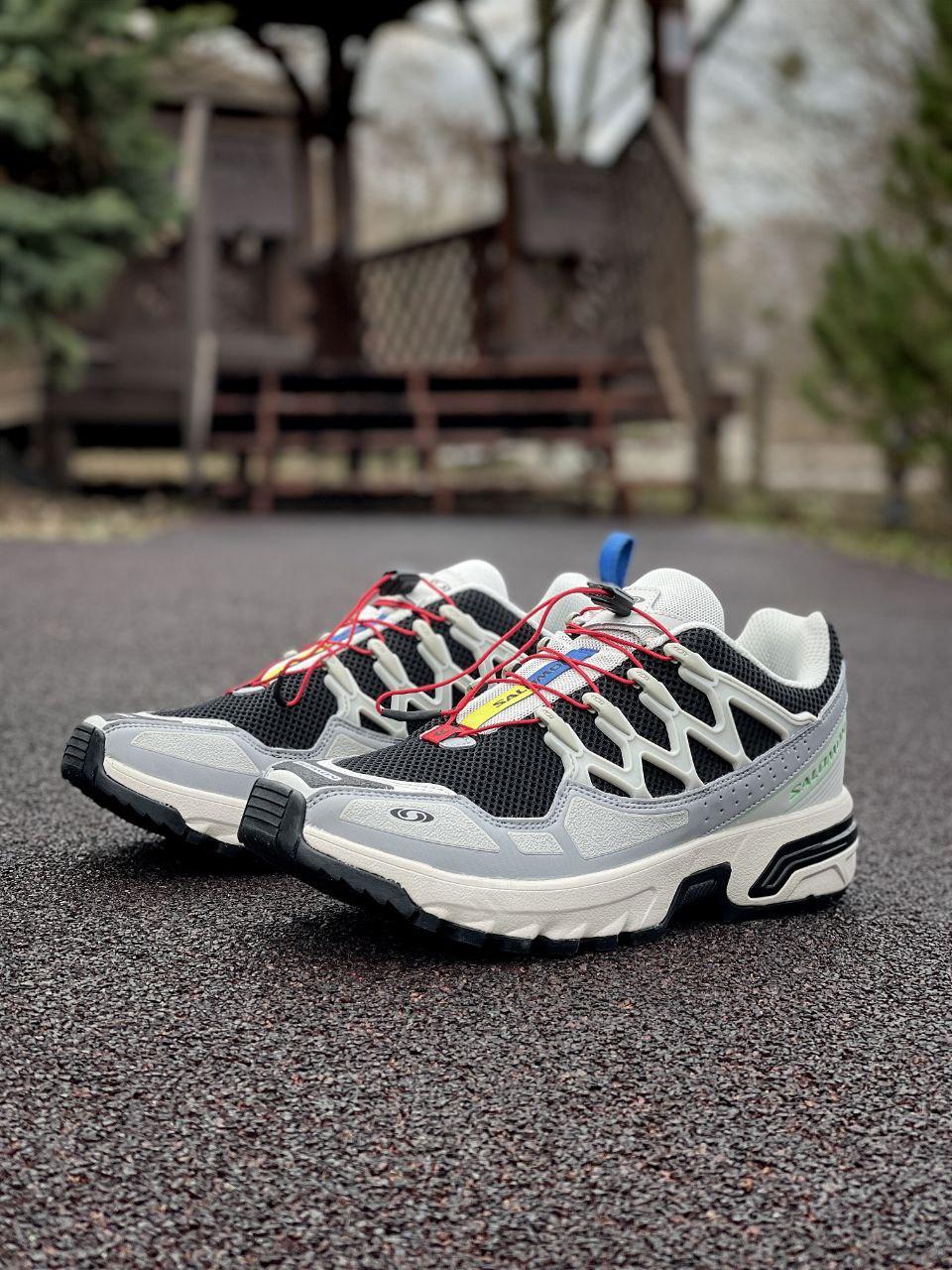 Кросівки чоловічі сірі Salomon ACS PRO Advanced White Grey (19676)