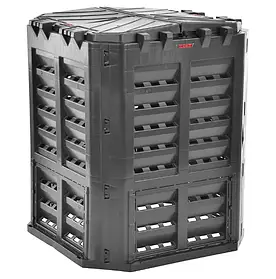 Компостер HECHT 3060 пластиковий, Компостер для органічних відходів з висувними дверцятами 360 л для саду