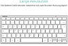Бездротова клавіатура Arteck HW098. Компактна клавіатура 2,4 ГГц , QWERTZ, фото 3