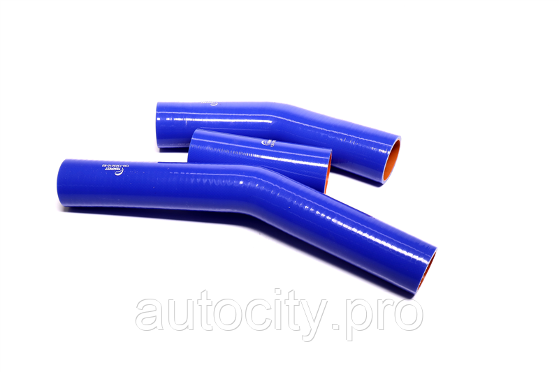 Патрубки радіатора ЗИЛ-130 (компл. 3 шт. силікон) TEMPEST, фото 1