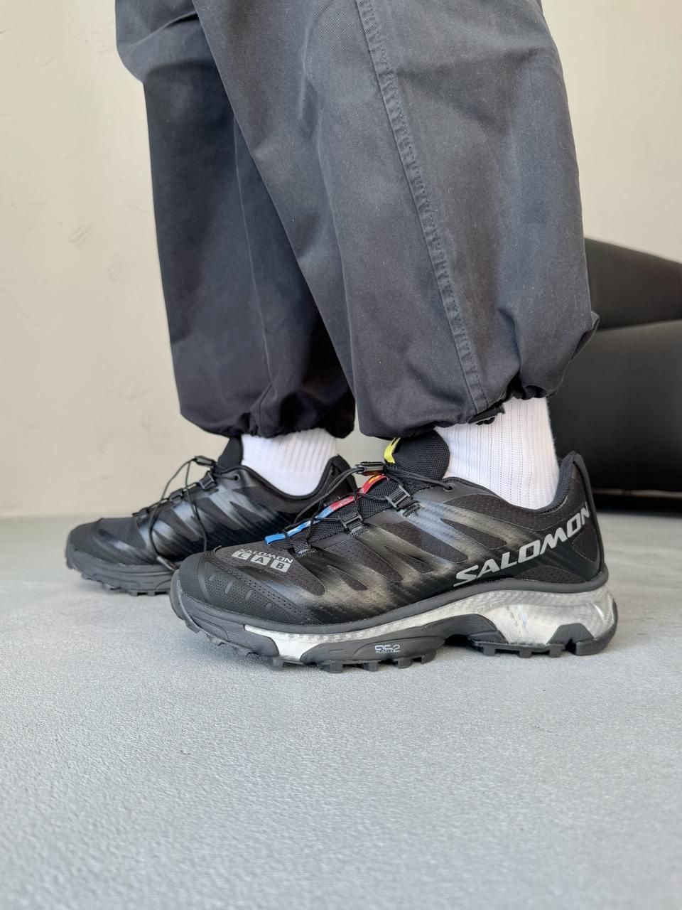 Кросівки чоловічі чорні Salomon XT-4 OG 'BLACK EBONY' (13506)