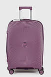 Середня пластикова валіза Tourist 605-2-PR фіолетова, фото 2