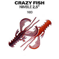 Силікон Crazy Fish Nimble 2.5" 44-65-98d-6 кальмар
