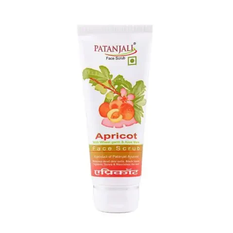 Patanjali Скраб для обличчя Абрикос містить Алое 60г
