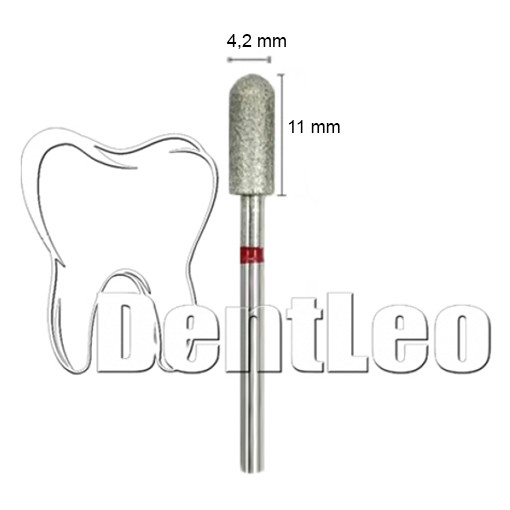 БОР АЛМАЗНИЙ ЧЕРВОНИЙ 4,2 ММ Х 11 ММ – К042