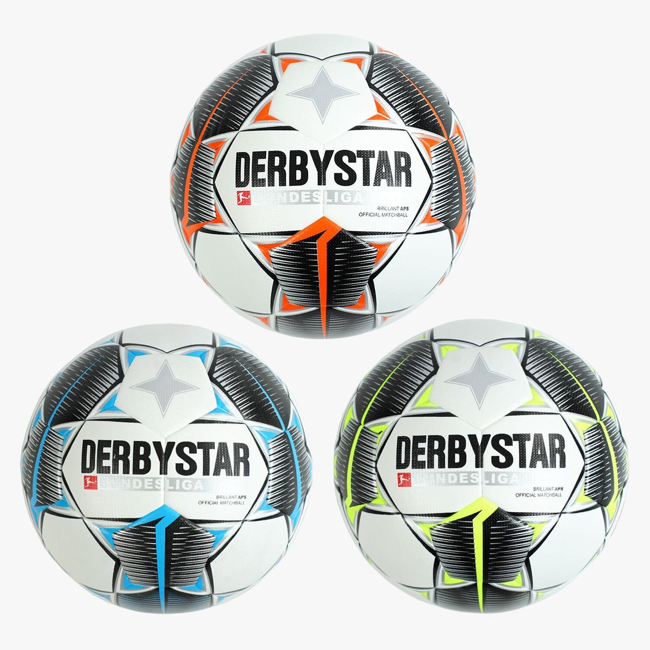М'яч футбольний термоклеєний Derbystar FB-64692 №5 вага 400-420 грам