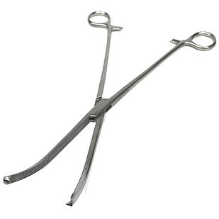 Затискач по DARDIK атравматичний загального призначення  кровоспинний зігнутий під кутом 90 градусів