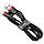 Кабель Baseus Cafule USB - Lightning 2.4A/1m (CALKLF-B19) (Black-Red), фото 6