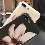 Силіконовий чохол з квітами для iPhone 6 / 6s, фото 2