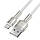 Кабель Baseus Cafule Metal USB - Lightning 2.4A/2m (CALJK-B02) (White), фото 7